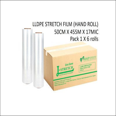MÀNG QUẤN TAY L - STRETCH 500 MM X 17 MIC X 455 M (LÕI 76MM)